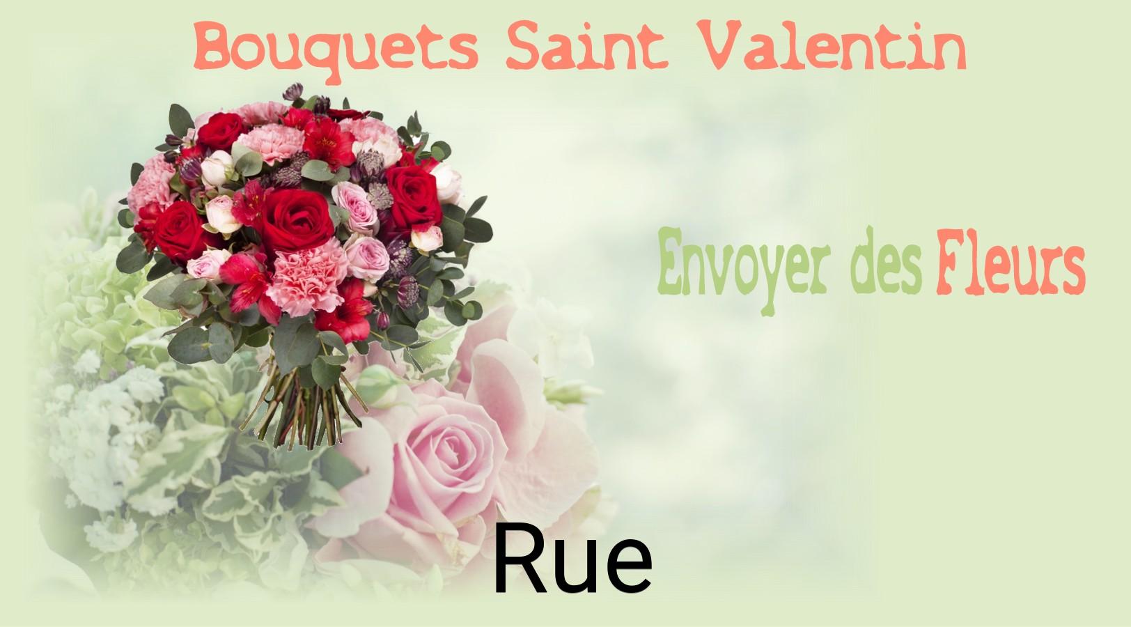 Roses de Saint-Valentin livrées à Rue